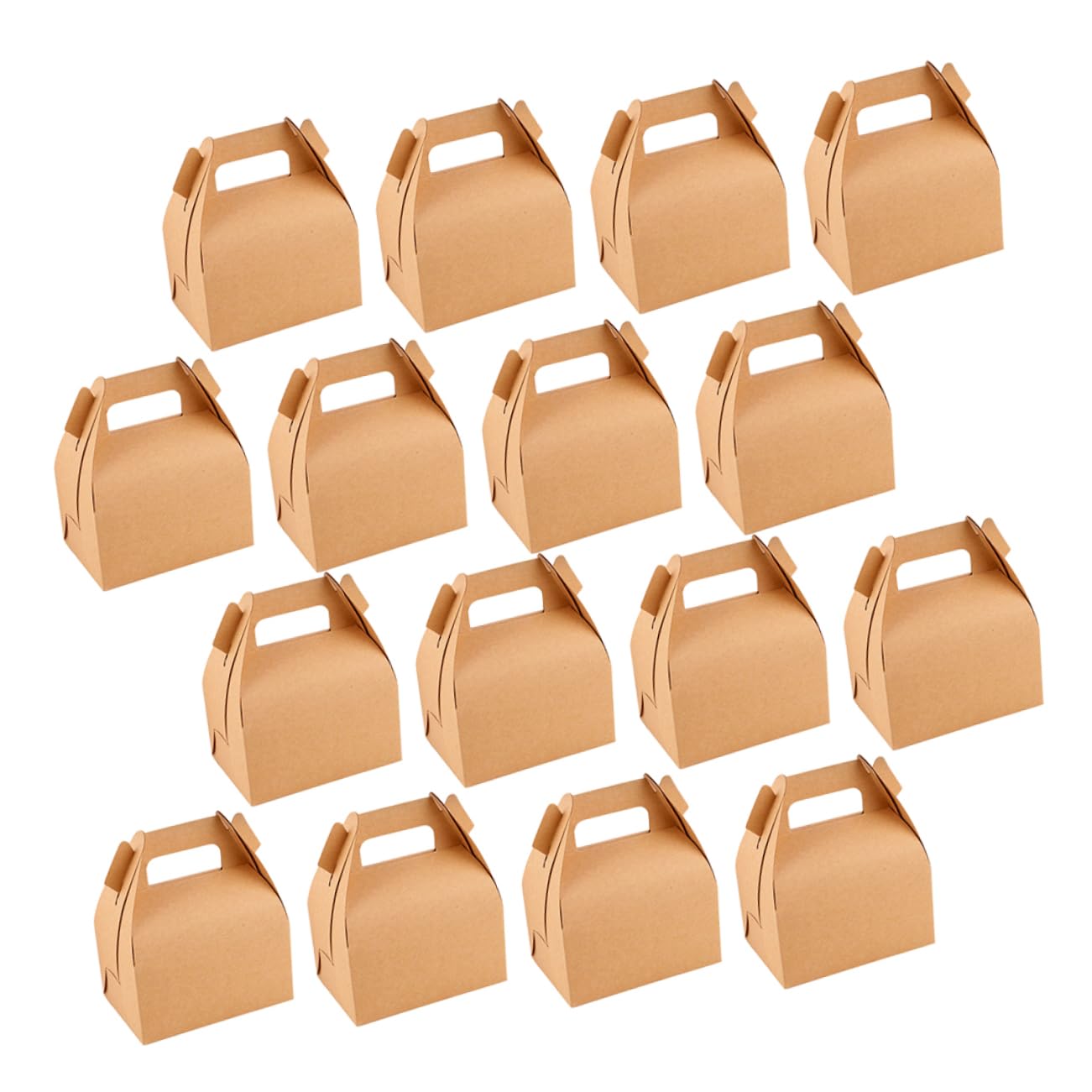 Yardenfun Faltbare Kuchenverpackungskartons Handliche Tortenverpackungskartons 30 Stück aus Kraftpapier mit Henkel für Dessertladen und Zuhause