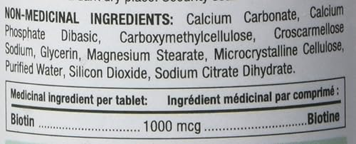 Miniatura 6 de Nature 's Bounty Biotin 1000Mcg, 100comprimidos recubiertos