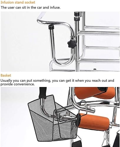 Miniatura 8 de Caminadores con ruedas y rodillos para caminar hacia arriba y hacia abajo, caminador ajustable para parálisis cerebral, ejercicio de rehabilitación