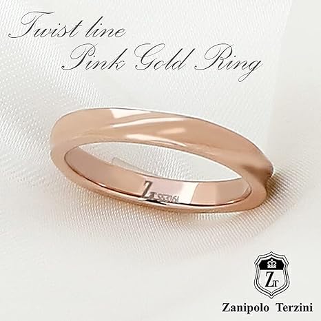 K18 プラチナNICCOLO POLO ツイストデザインリング