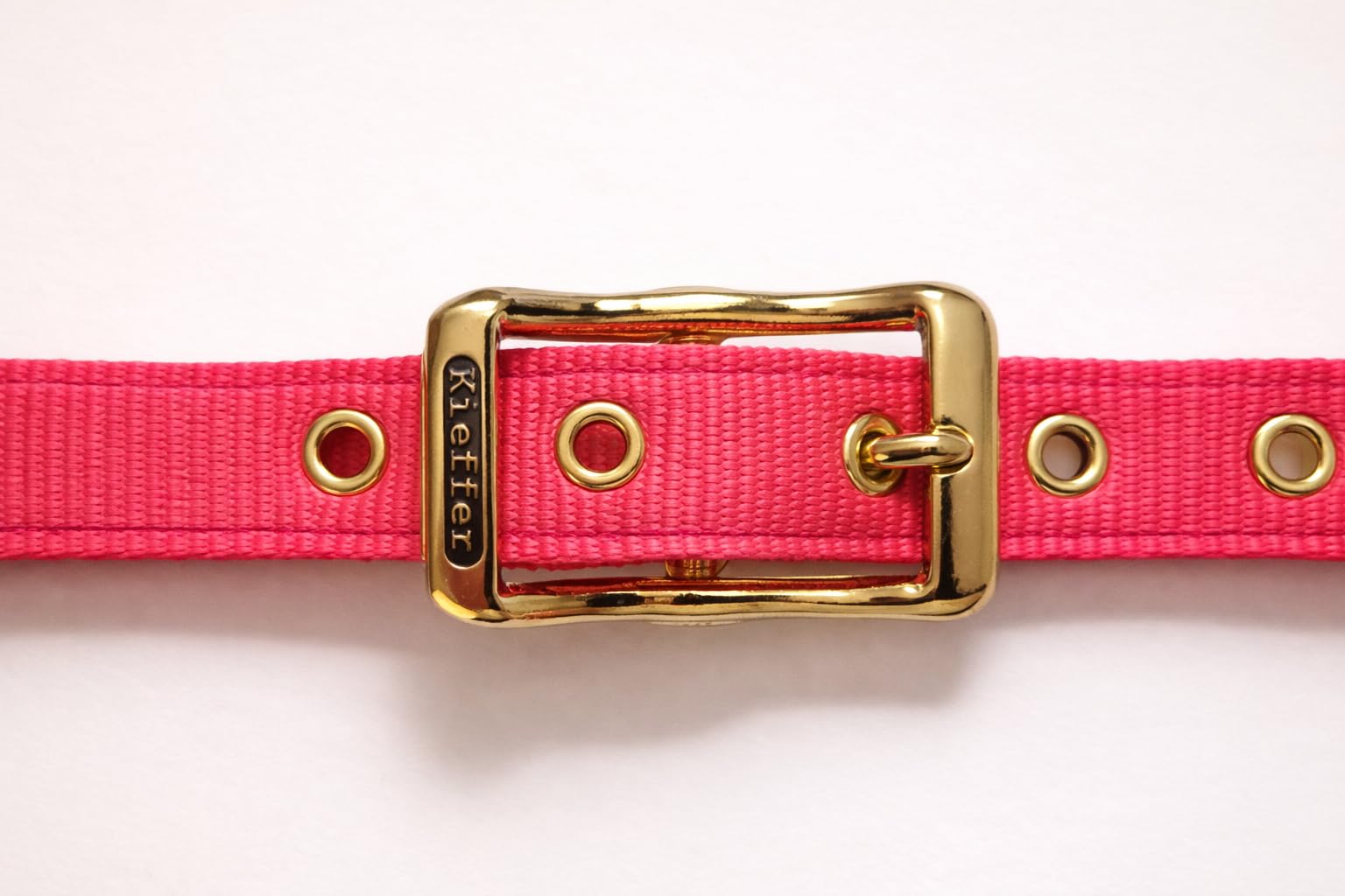 Cavezza luminosa di alta qualità per stalla, cavezza luminosa con LED in nylon (Cob/VB, rosa/oro)