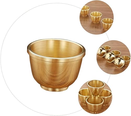 Miniatura 8 de Taza de agua Decoración pagana Decoración retro Tazas de té chino Taza ritual Taza de budismo Suministros budista Taza de oferta de agua Taza de