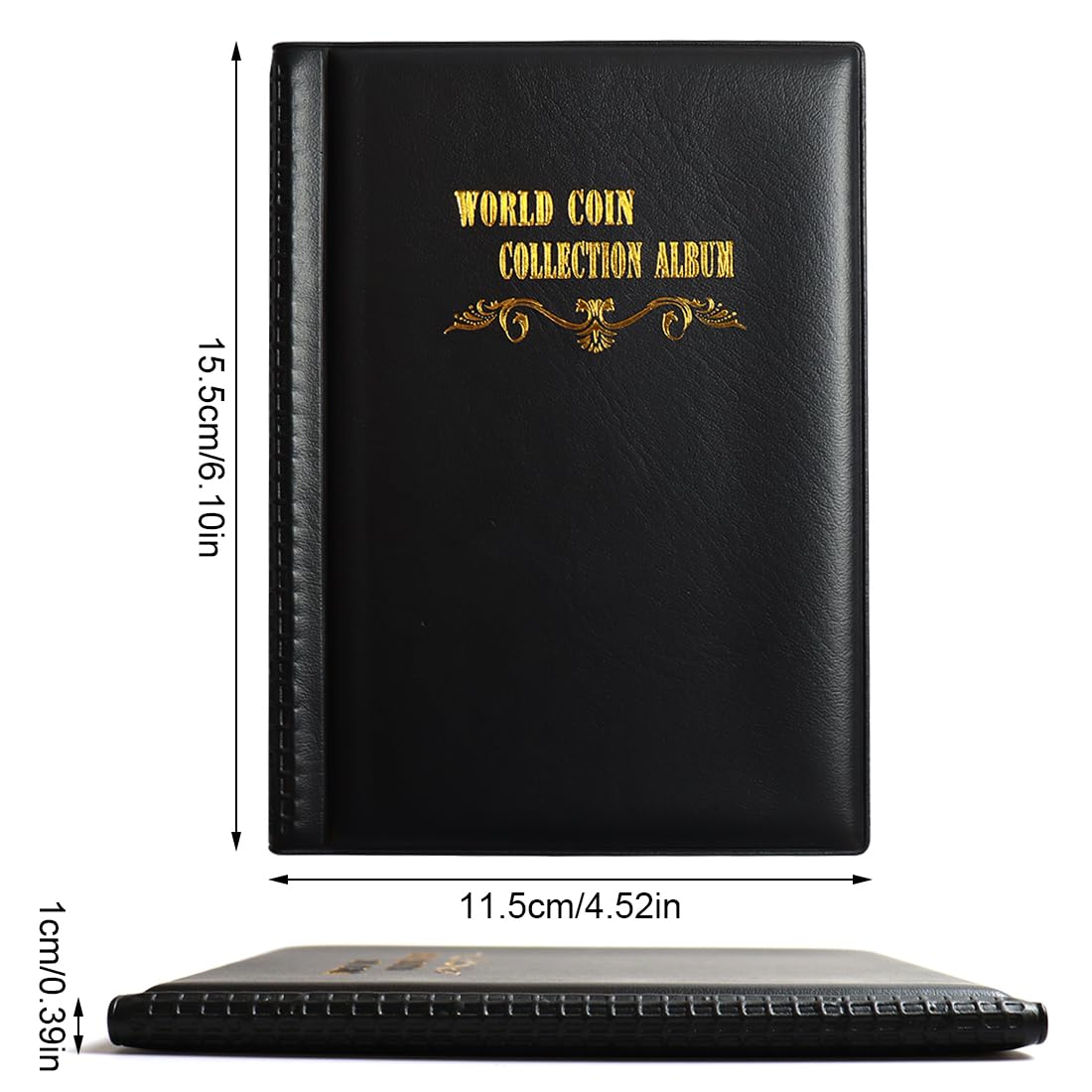 Album Collection Pièces De Monnaie - 12 Pages - 108 Poches