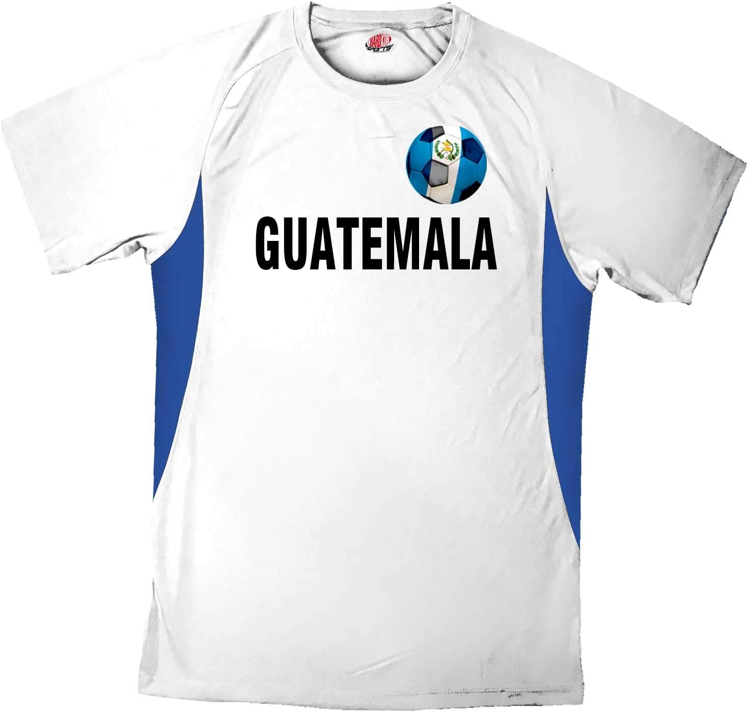 Custom Guatemala Soccer Ball 1 Adult Jersey Personalized with Your Names and Numbers
