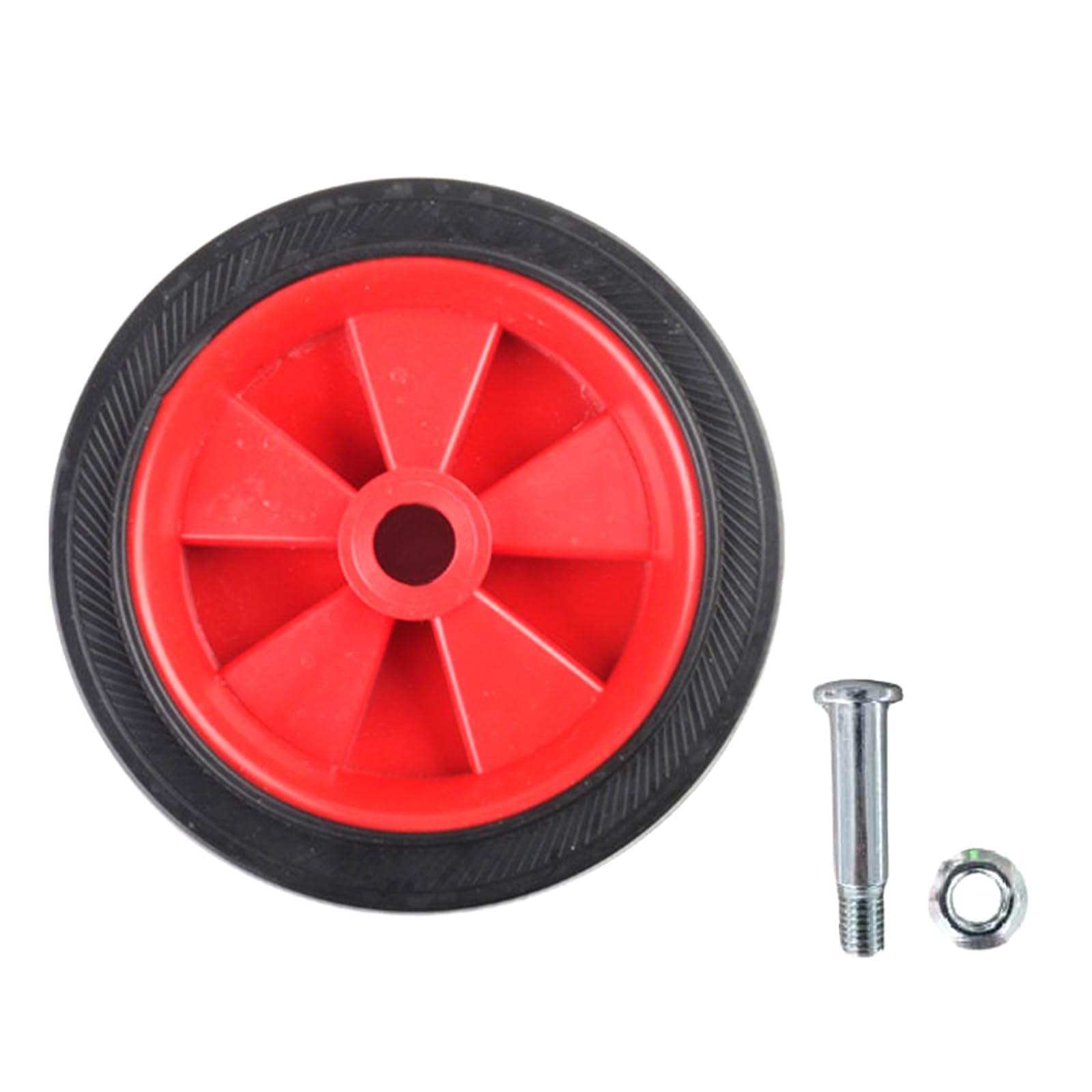 Industrial Noise Reducing Industrial Grade Air Compressor Casters Replacement Wheel Shock Absorption 5inch / 6inch Oil Less Machine Casters Wheel