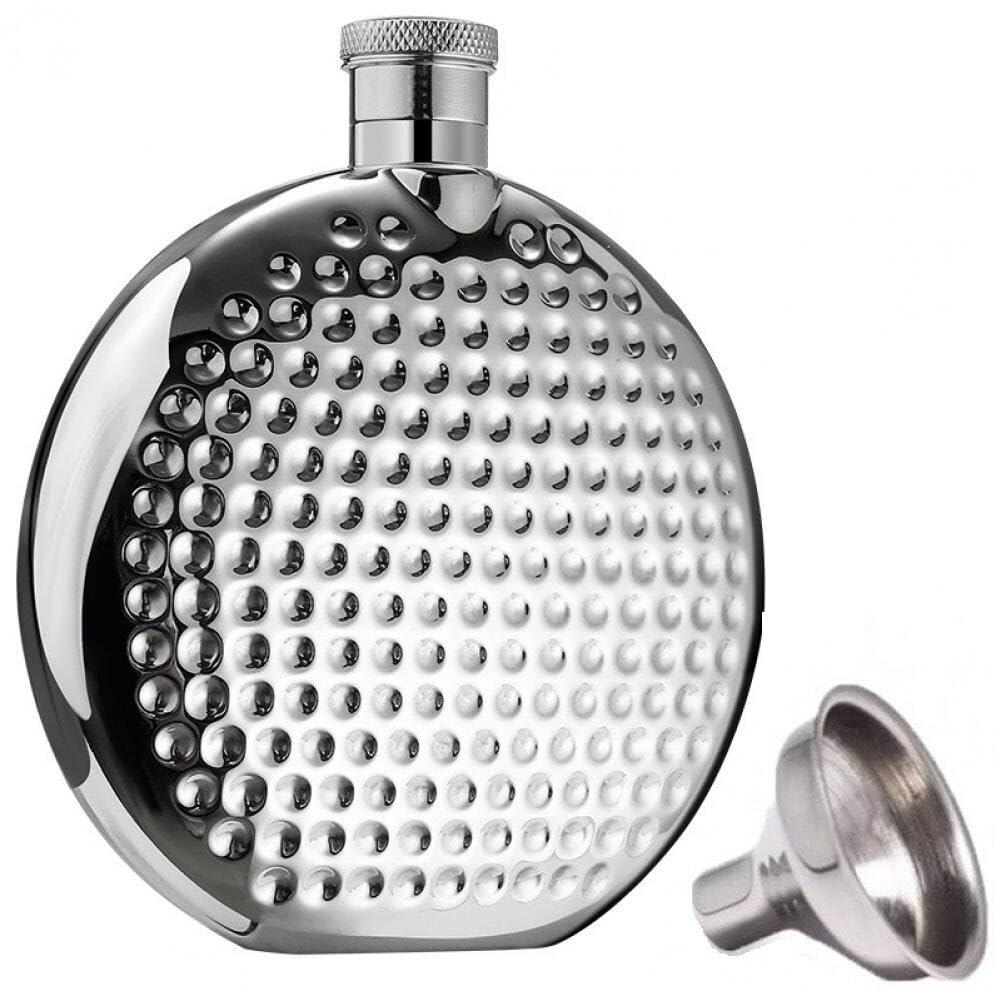 Flasque à alcool sans fuite 6 oz petit format en acier inoxydable pour bar et événements