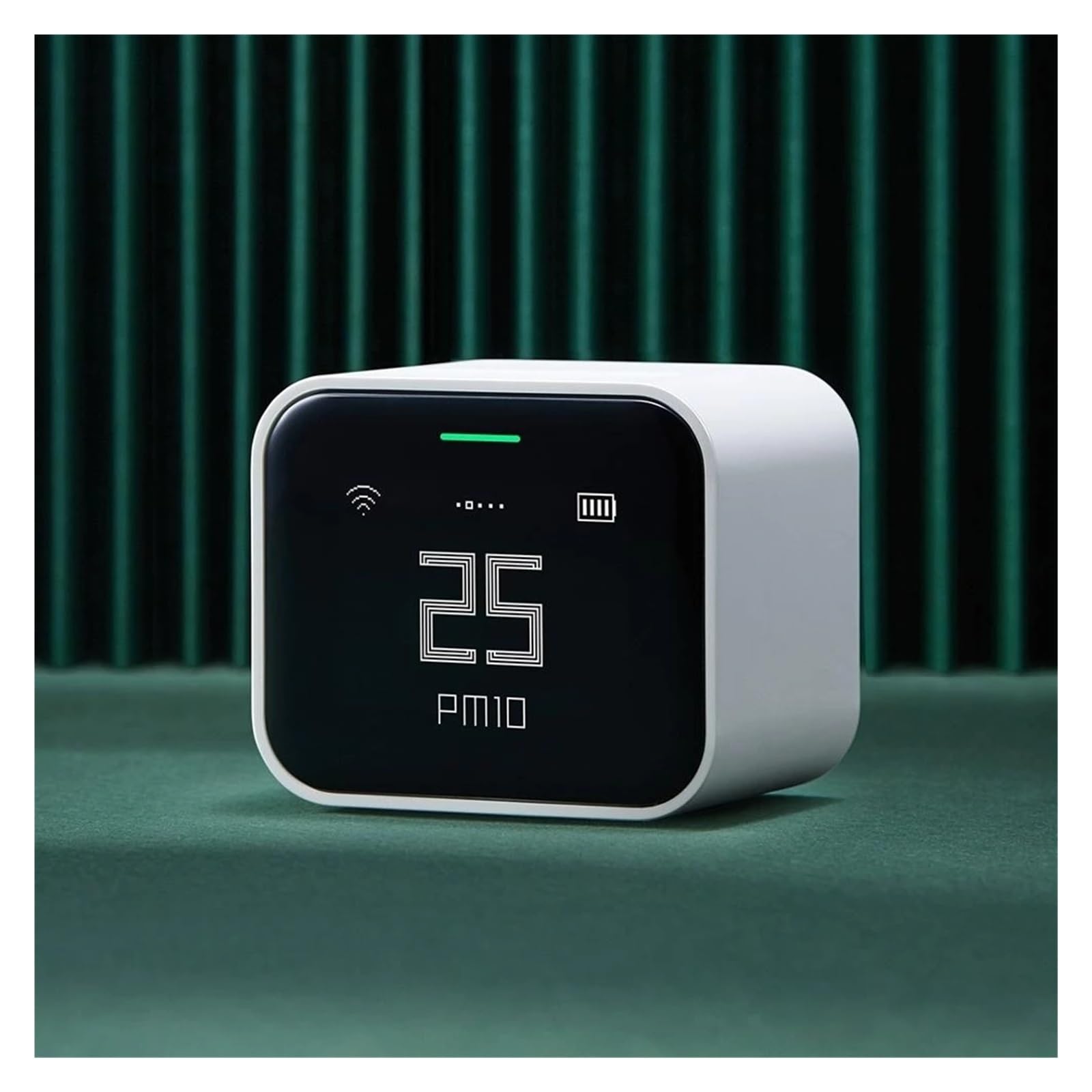Rilevatore Gas, Monitor a qualità 'aria Rilevatore di CO2 Umidità a temperatura Sensore intellinte Display LCD Lavoro di automazione a vita domestica