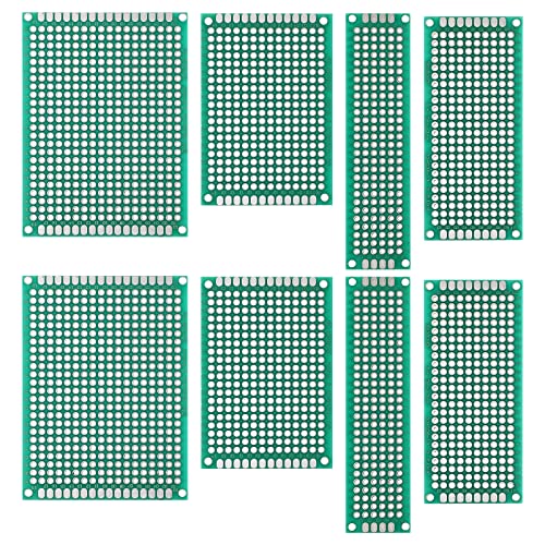 Placa PCB de Doble Cara de Fibra de Vidrio, Soldadura DIY y Orificios Centrales de Mantenimiento
