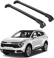Vista 20 de ERKUL Barras transversales de techo resistentes para Kia Sportage 2011-2016 Barras transversales de aluminio Aero mejoradas con sistema