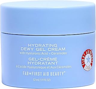 Sponsored Ad - Hydrating Dewy Gel Cream, Lightweight Oil-Free Facial Moisturizer with Hyaluronic Acid and Ceramides, Helps Reduce Excess Oil Build Up & Improve Skins Hydration, 1.9 FL oz