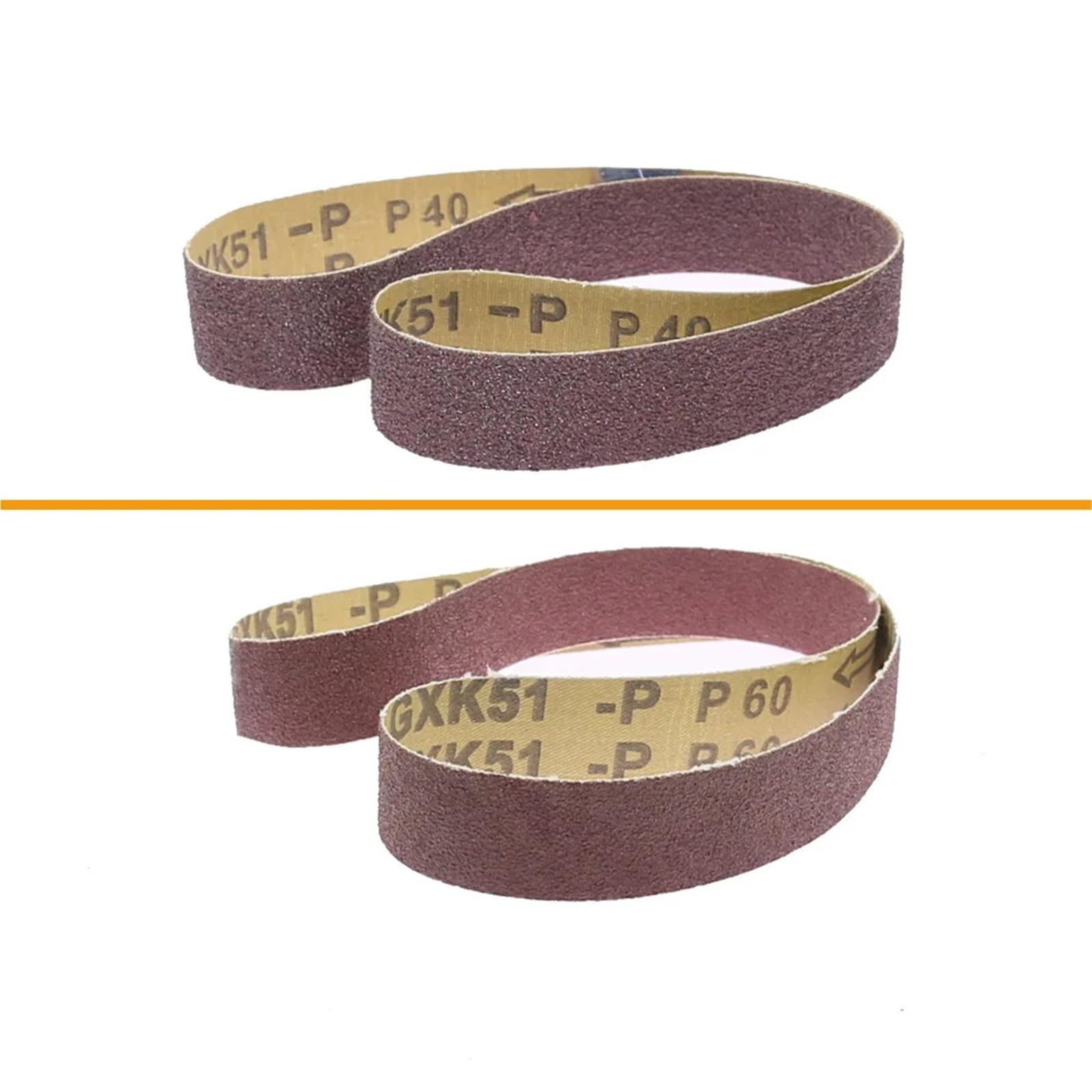 Banda De Lija Banda Lija Abrasiva 762x25mm 10 Piezas | 30x1 En Óxido De Aluminio P40-P800 for Metal Madera Plástico(P40 x 10 pcs)