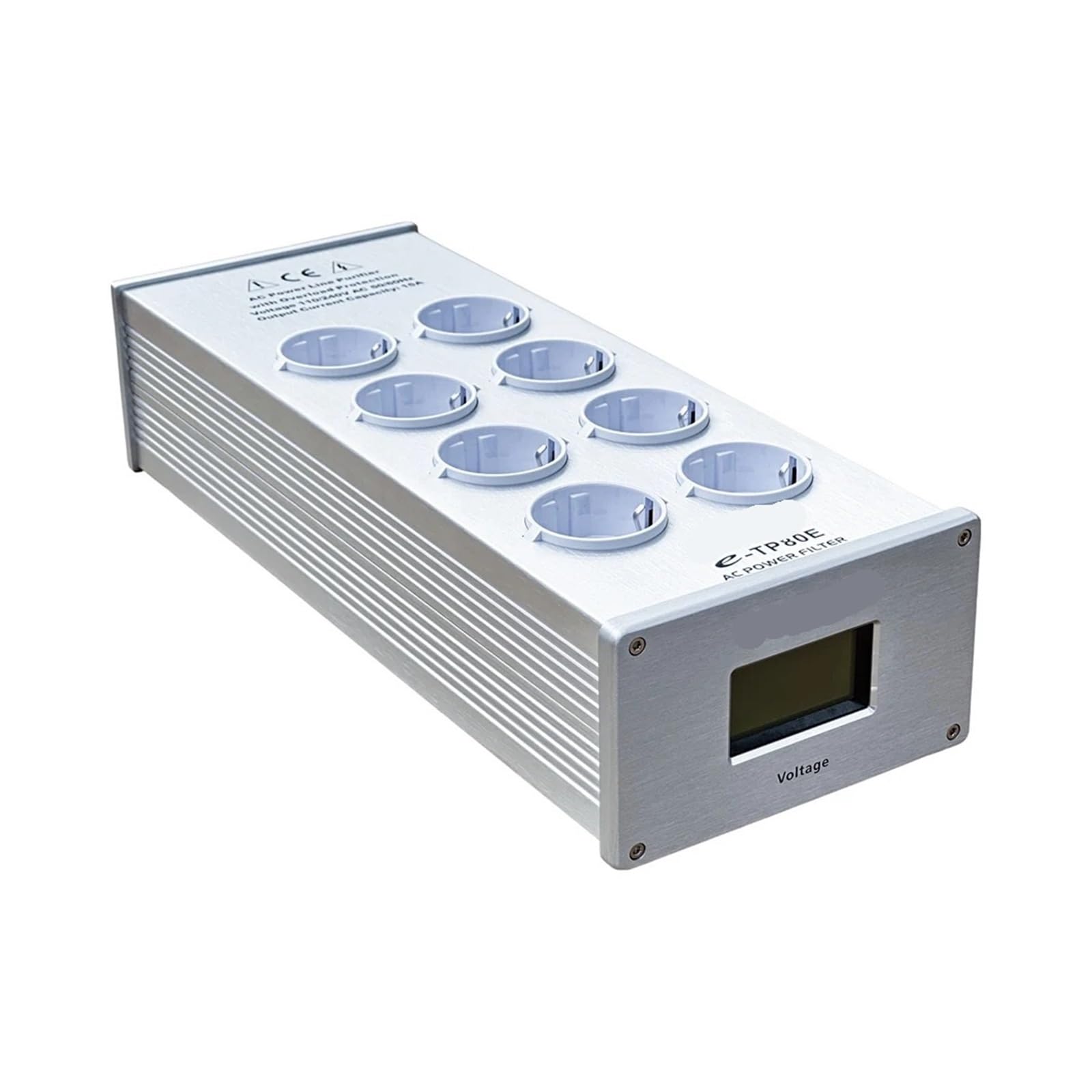 Filtr AC E-TP80, klimatyzator, oczyszczacz energii, ochrona przeciwprzepięciowa, gniazdka UE, listwa zasilająca(6)