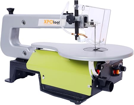 16-Inch Variable Speed Scroll Saw, with Extra-Large Adjustable Tilting Table Ideal for Woodworking Projects and Precision Cuts