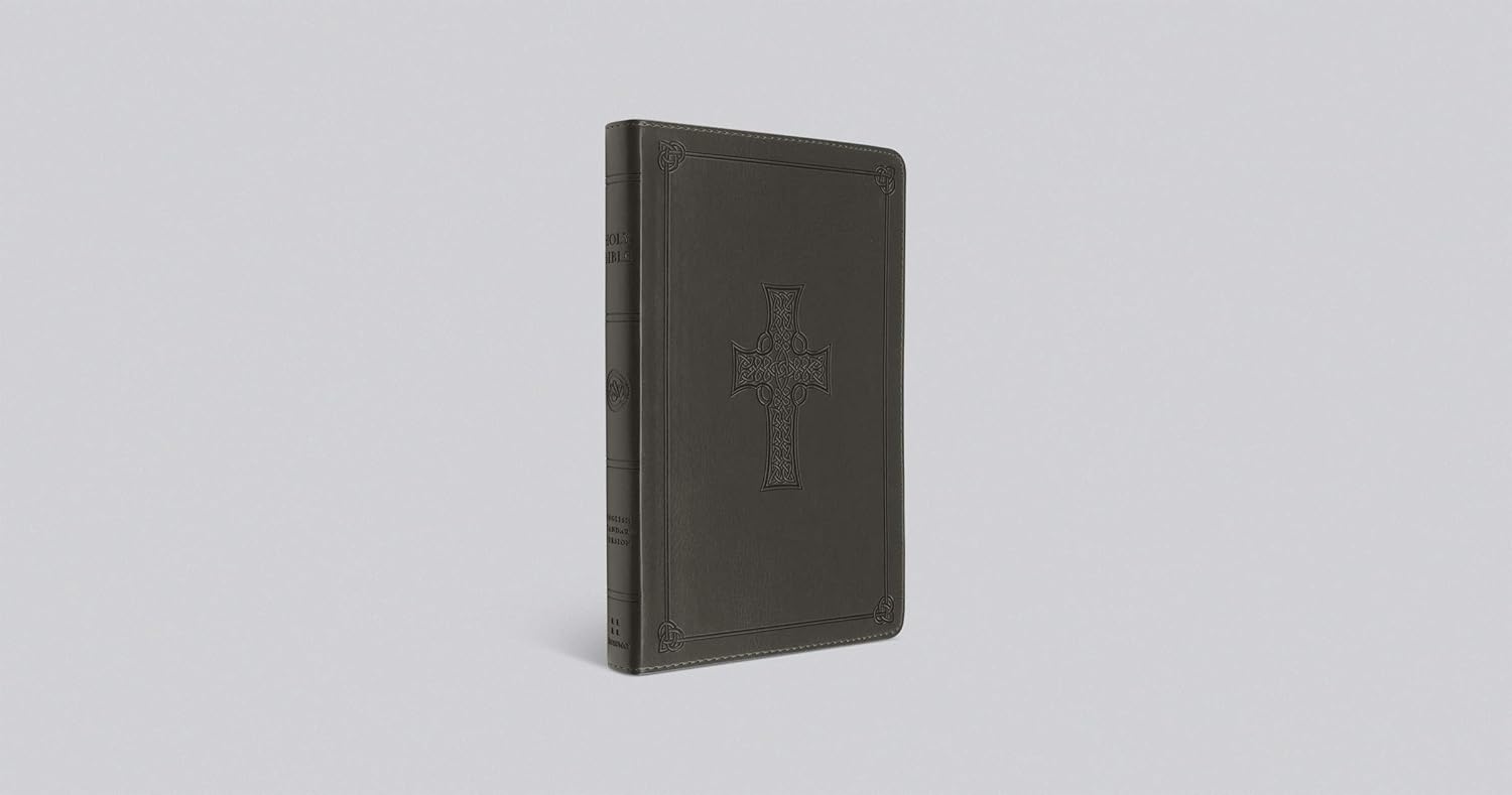 ESV Thinline Bible, Red Letter (TruTone, Charcoal, Celtic Cross Design): Holy Bible, English Standard Version      Imitation Leather – November 13, 2025