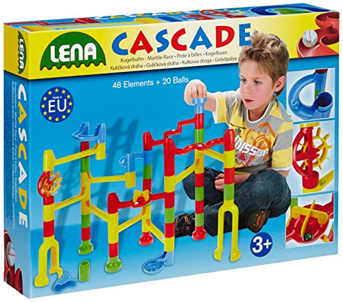 Jeu de construction de piste à roulettes avec billes en verre pour un anniversaire