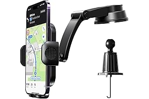 Ornato Car Phone Holder: Ultimate 3-in-1 Mount for Enhanced Convenience