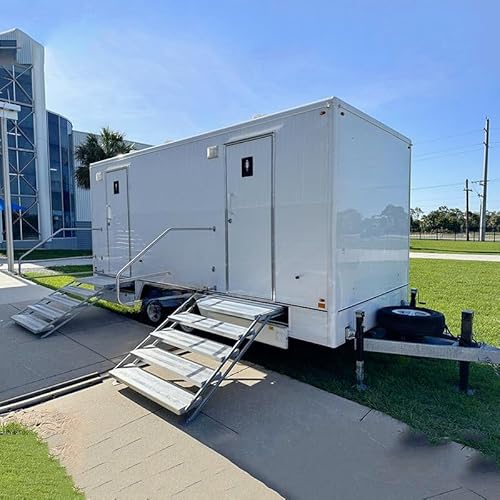 Customized Mobile Toilet Trailer with Water Tanks for Events