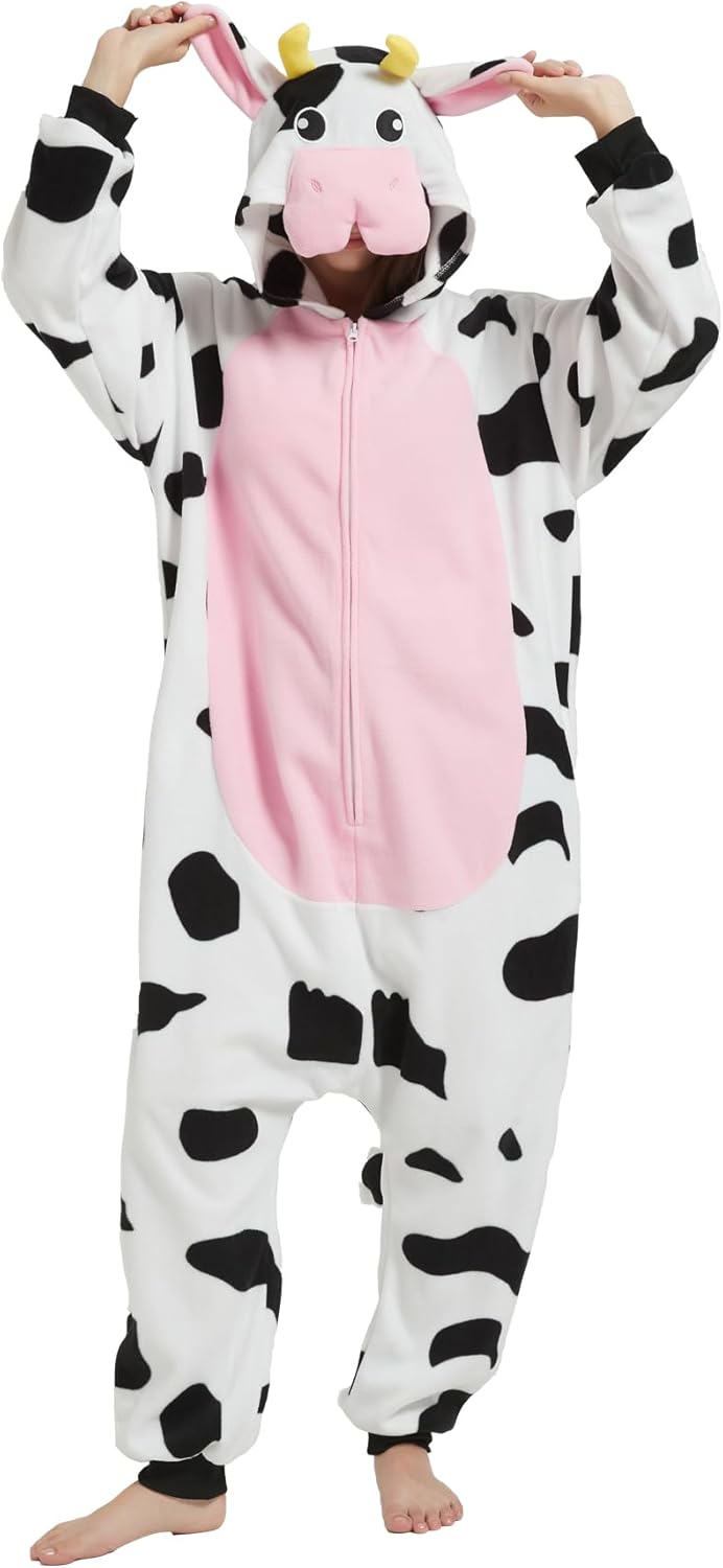 Animal Onesie Adult Unisex One-Piece Pajamas Cosplay Costume For Men Women - Image 4