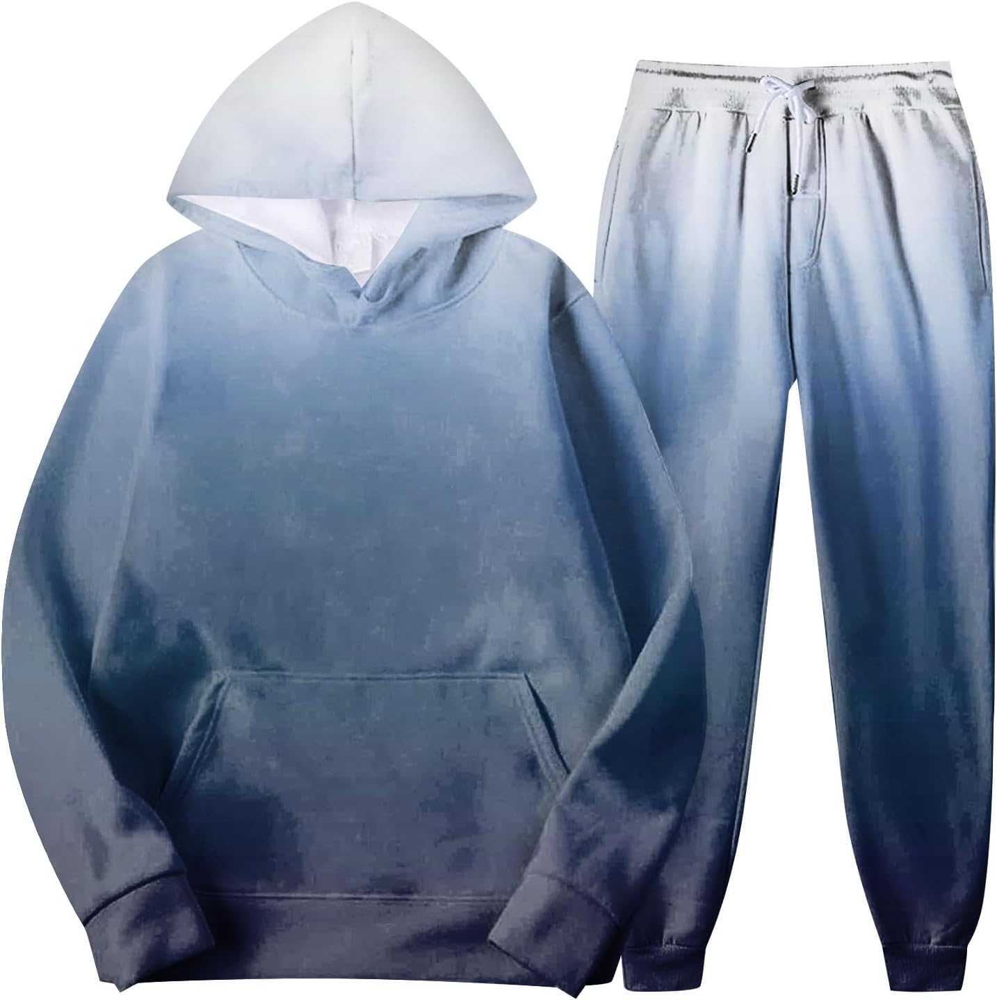 Sweatsuits Sweatshirt Color Sweatpants Buy Men's Gradient Color