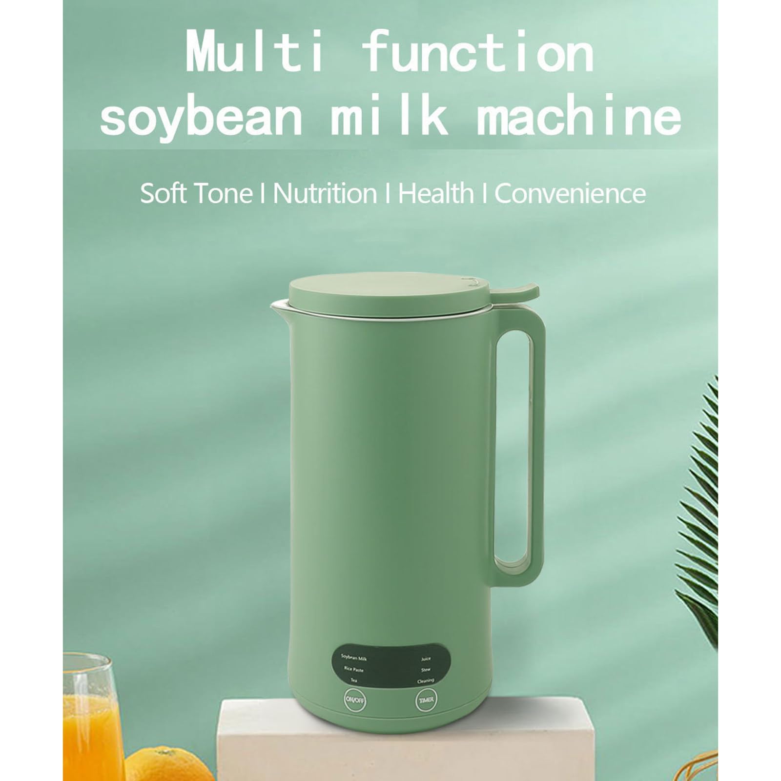 Mini macchina elettrica per latte di soia, 350 ml, sei funzioni, funzionamento silenzioso, per succhi di frutta, pasta di riso, miscelazione di alimenti,Pink