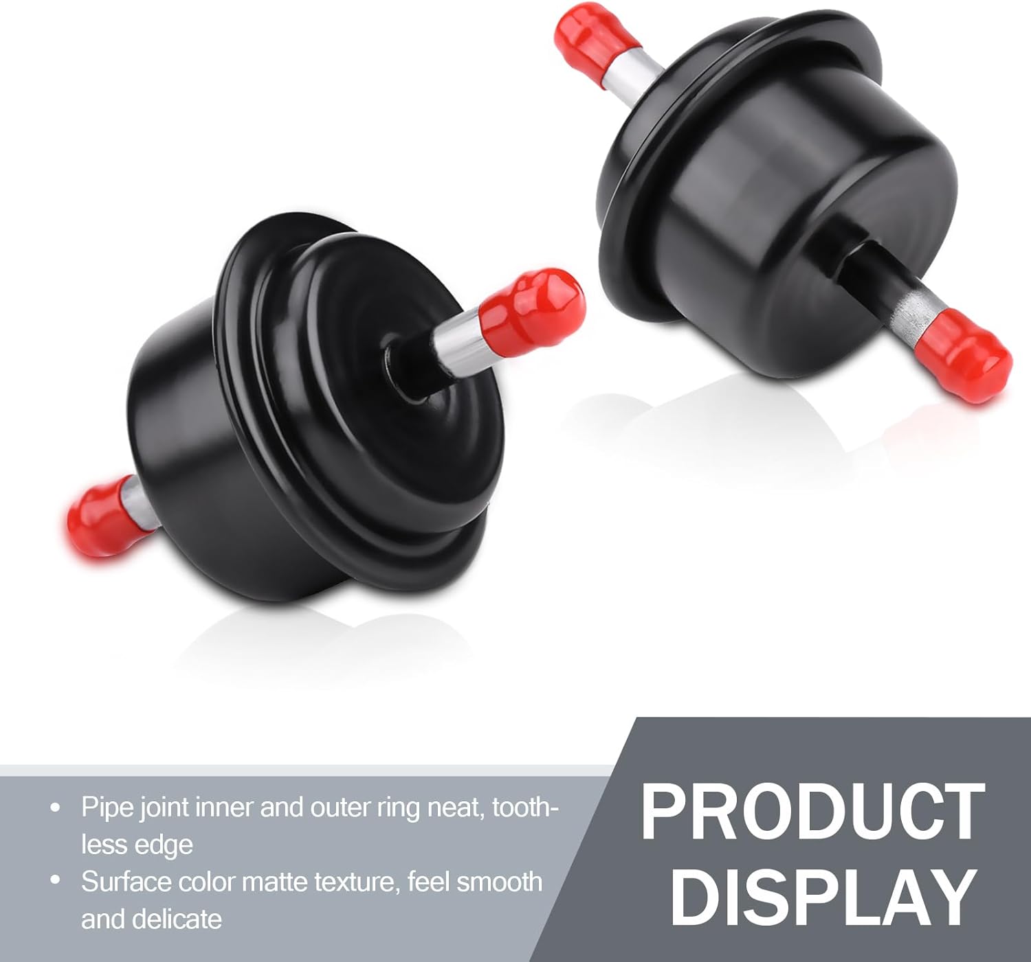 1 PC Automotive Transmission Filter, 2.21" x 4.78" Inline Automatic Transmission Filter Oil Filter Accessory, Replacement OEM Part Number 25430-PLR-003, Compatible with Honda Models (Black)