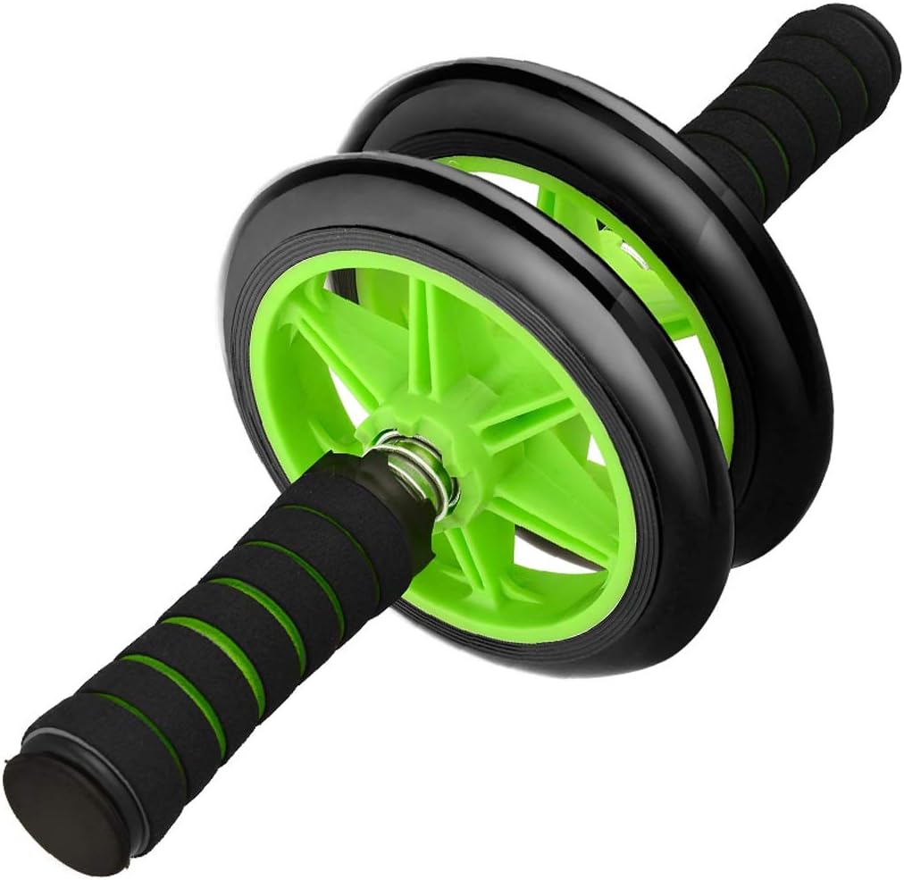 Abdominal Wheel Double Spring Tank Type Rebound Abdominal Muscle Roller Exercise Equipment