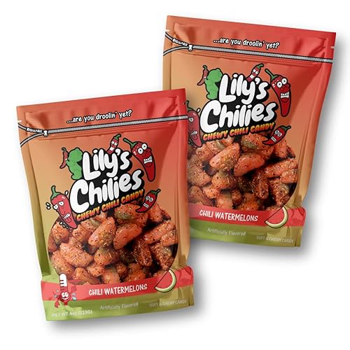 Miniatura 7 de Lilys Chilies, Caramelo masticable agrio y chile (oso de goma de chile), 7.97 onzas (paquete de 1)