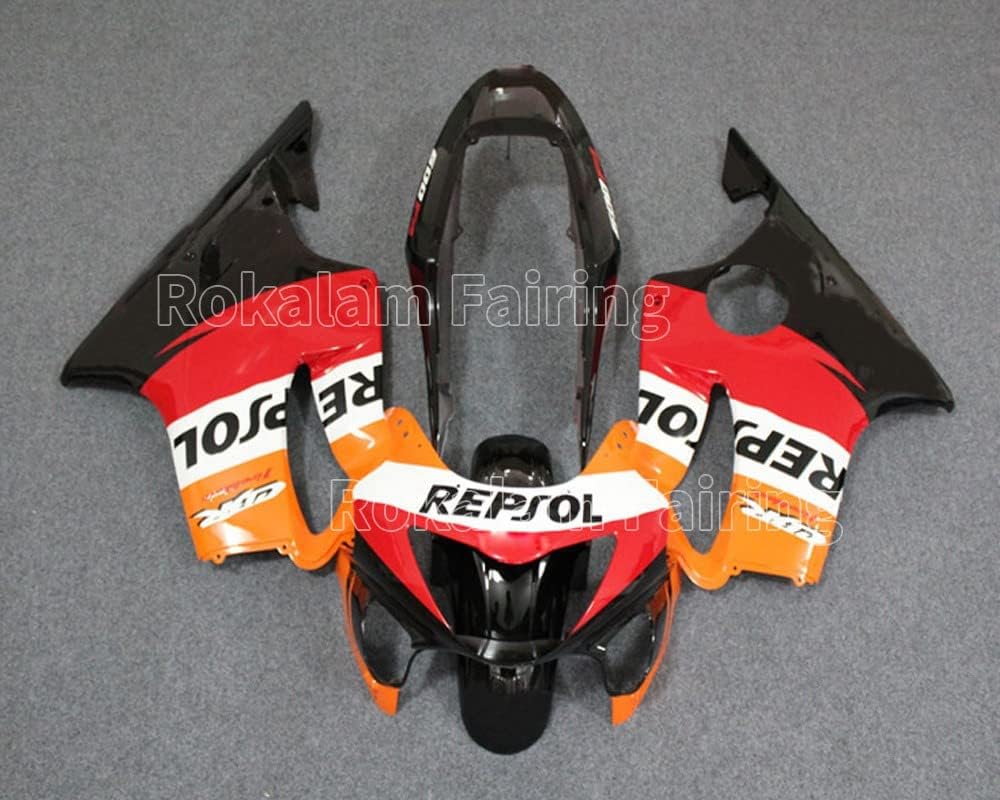Moto Cowling Kit For CBR600 F4 99 00 CBR600F4 1999 2000 CBR 600 F 4 Motorbike Bodywork ABS Motorcycle Fairing Set (Injection molding)
