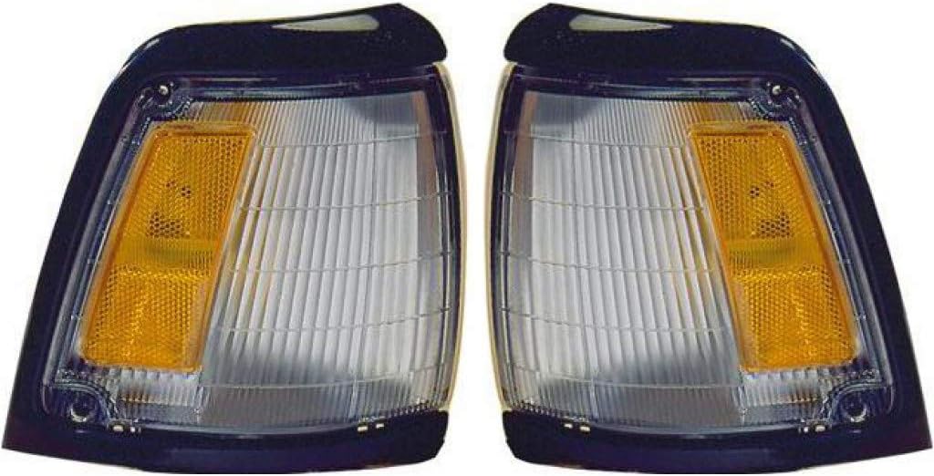 For Toyota Pickup 2WD 1992-1995 Park/Cornering Light Assembly Pair Driver and Passenger Side Base/Standard Model | TO2520125 | TO2521127 | 81620-35080