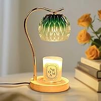 Vista 16 de Lámpara calefactora de velas de fragancia GEEZO, calentador de velas eléctrico con temporizador y regulador de intensidad, regalos de Navidad