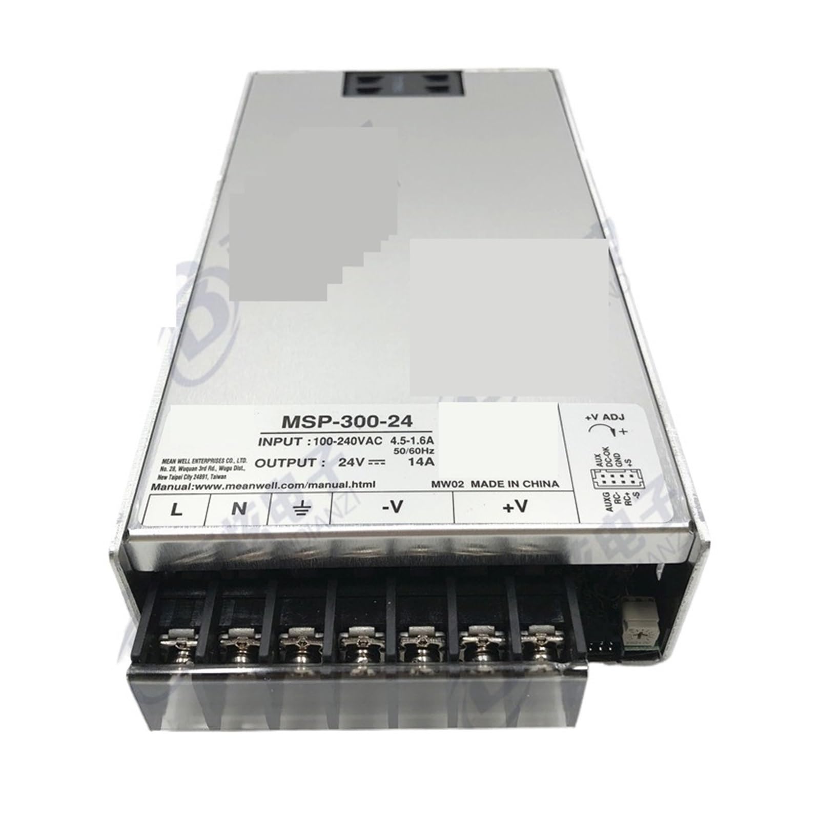 Transformateur à découpage MSP-300-24 pour éclairage LED architectural extérieur 300W