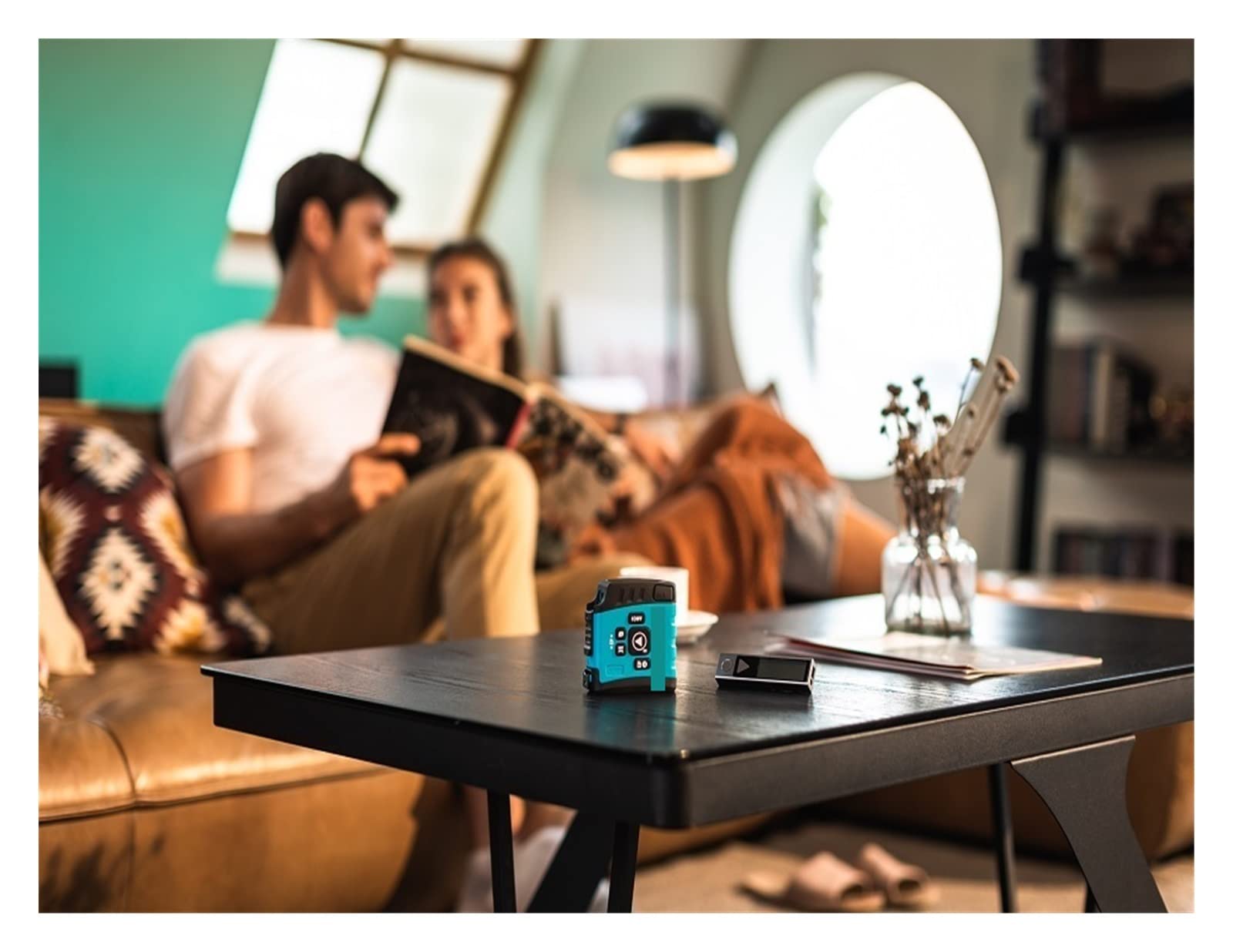 Mirino Telemetro DT20 Misuratore di Distanza 3 in 1 Misuratore di Nastro Intelligente Misuratore di Nastro con Display Digitale(Bluetooth,40m)