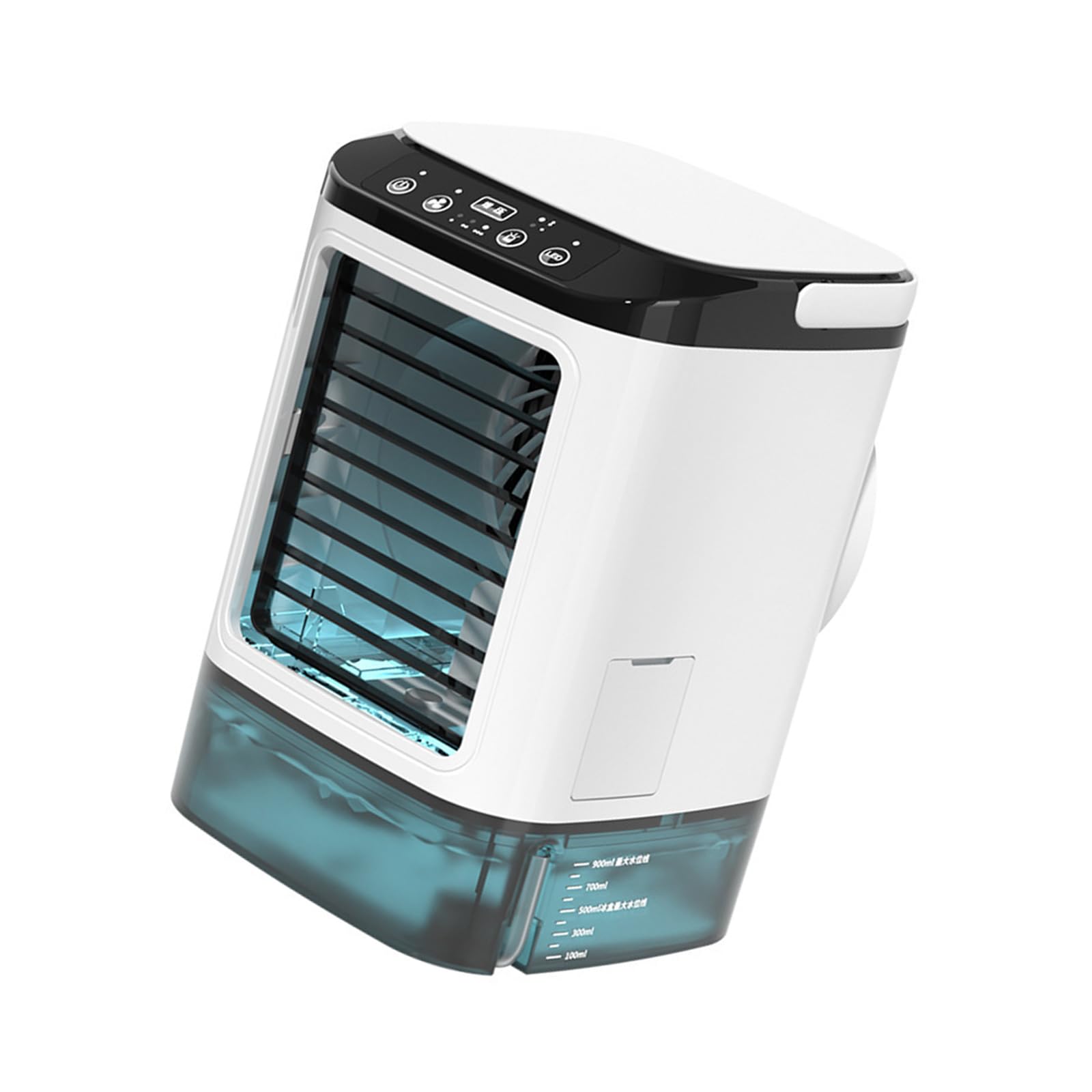 Nmowybpy Multicolor Portable Evaporative Air Conditioning With Humidifying Function 7 Color Led Light Adjustable 3 Speed Air Coolers Portable Conditioning