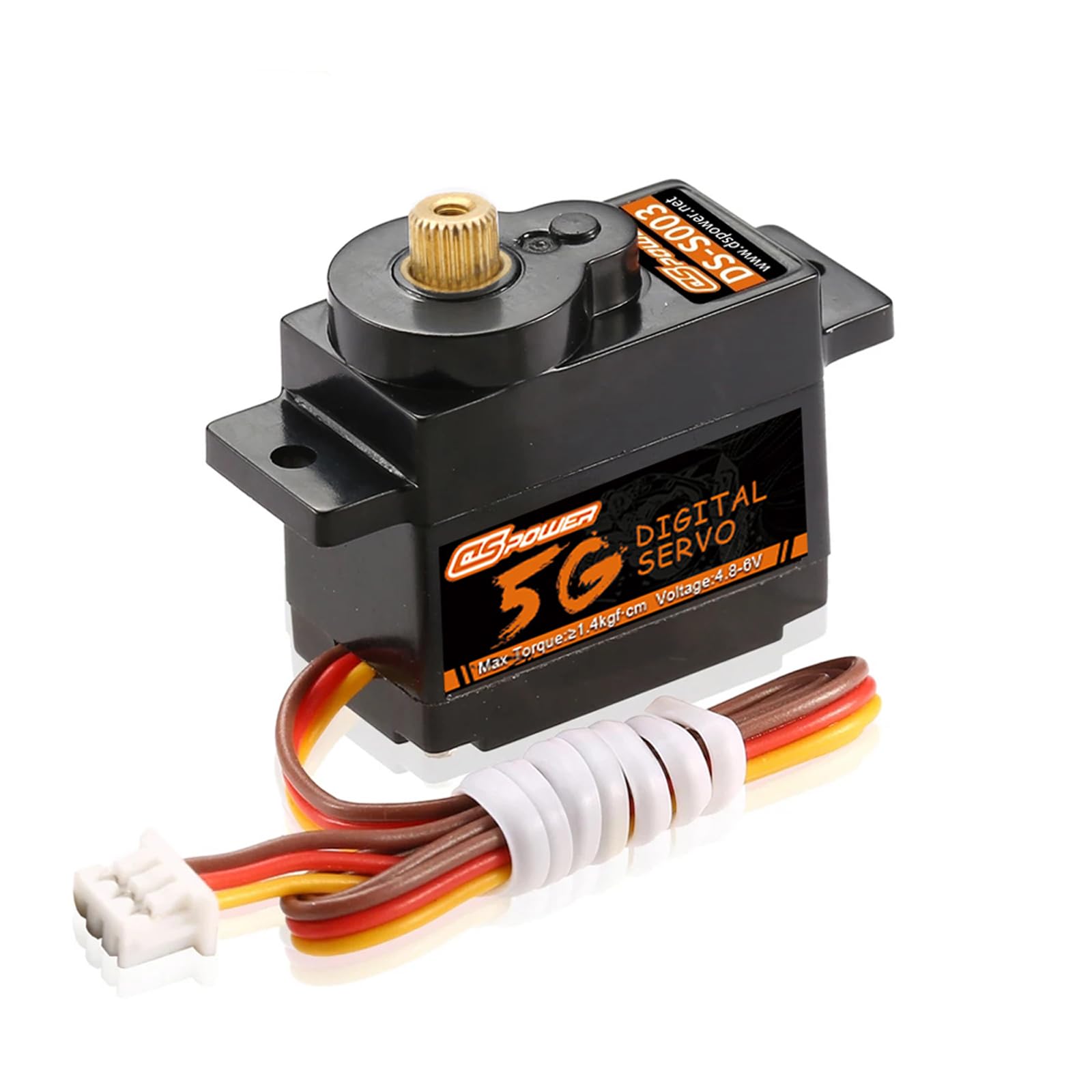 Amazon | DSPOWER 2個 5g マイクロデジタルサーボ ミニサーボ メタル