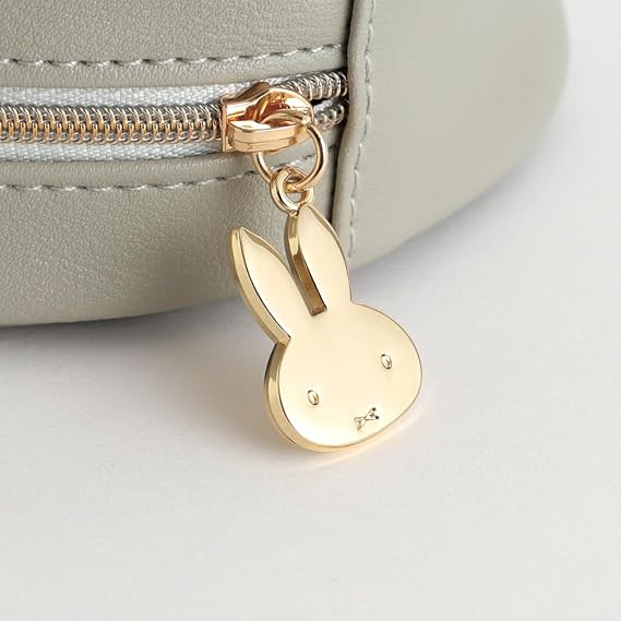GreenFlash Miffy Round Pouch, Gray BM-459