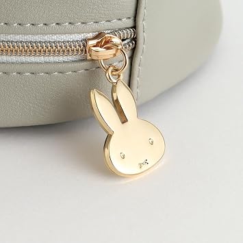 GreenFlash Miffy Round Pouch, Gray BM-459