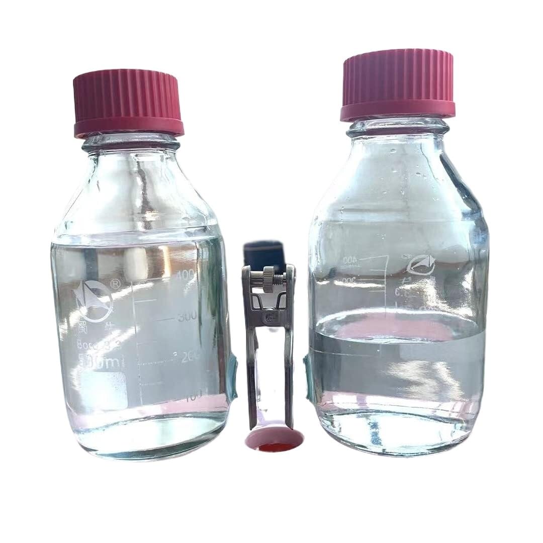 EFNJDKVDY 500ml Reactor Type H Fuel Cell Chemical Cell Box with Sealing and Resistance