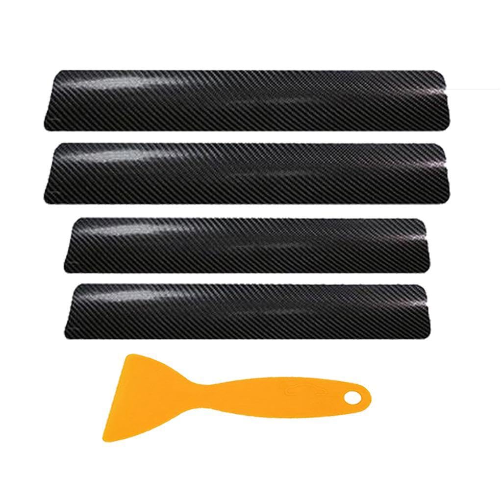 AUYXSSZ Car Anti Scratch Sticker Empowers Personalization While Effectively Protecting Car Door Sills Damaging Effects Scuff Plate Guard Door Sill Strip Sill
