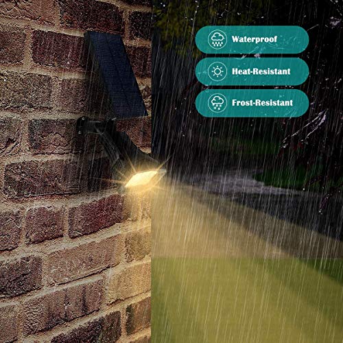Urpower Solar Lights Outdoor, Adjustable Solar Spot Lights Outdoor Spotlight 2-In-1 Waterproof Solar Landscape Lights Wall Light, Dusk-To-Dawn Solar Powered Lights For Yard, Garden (Warm White 2 Pack) #TOP4