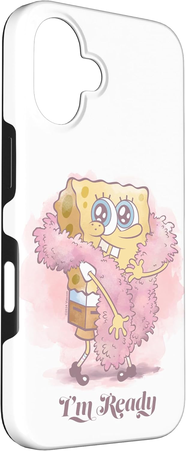 Spongebob Squarepants I'm Ready Lovely Retro Portrait Case for iPhone 16