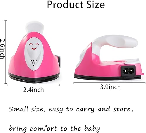 Miniatura 2 de Mini máquina de prensa de calor de LotCow Mini plancha eléctrica portátil Prensa de calor Mini plancha con base de carga Accesorios para ropa DIY