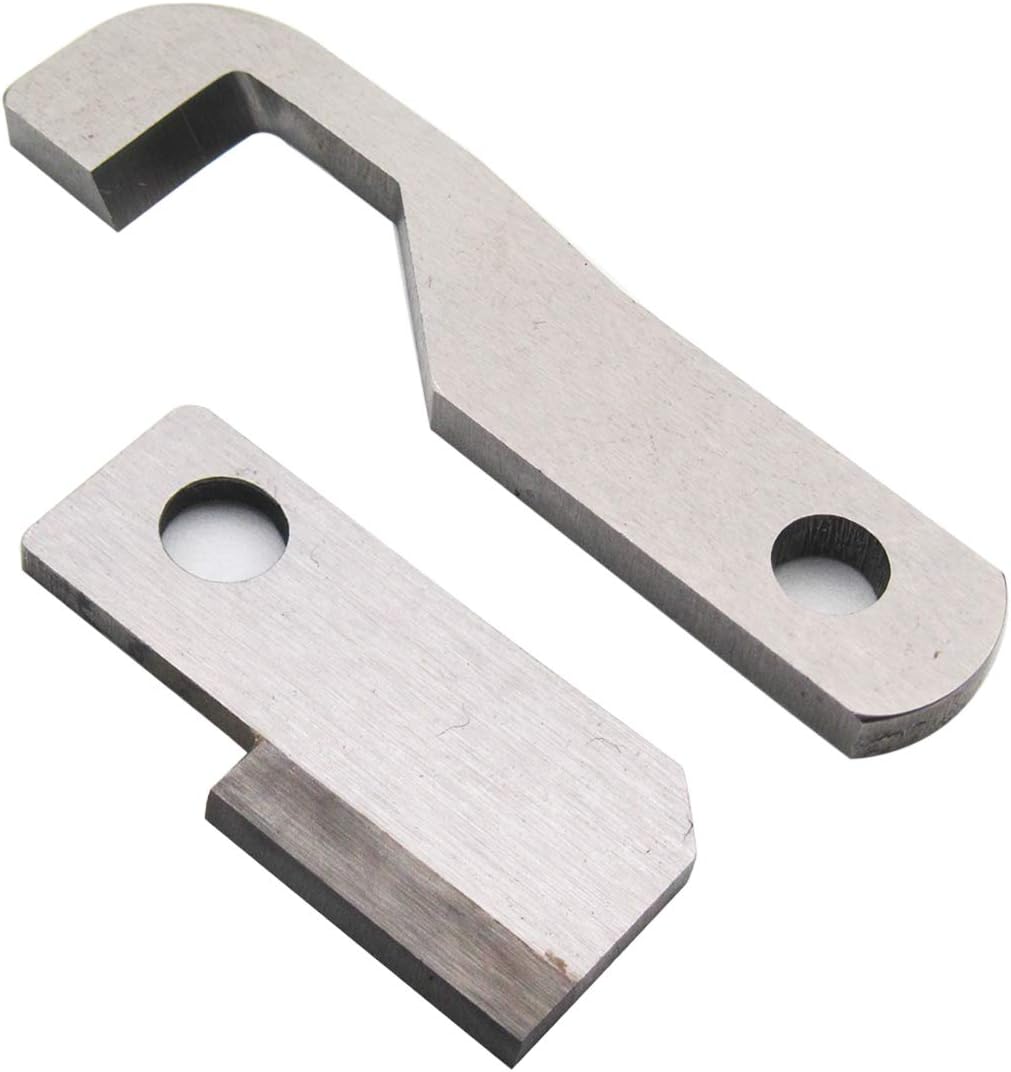 ckpsms KUNPENG - Upper+Lower Knife for Husqvarna Viking 905, 910, 936#411000035+411000034 1SET