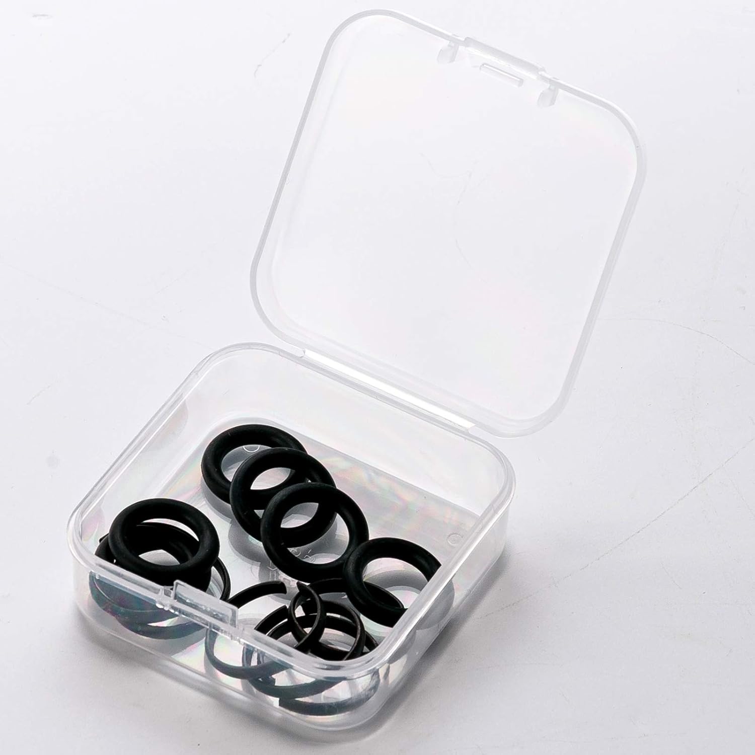 3/4" Impact Wrench Socket Retainer Rings, 6 Sets (6 Rubber Rings + 6 Iron Rings)