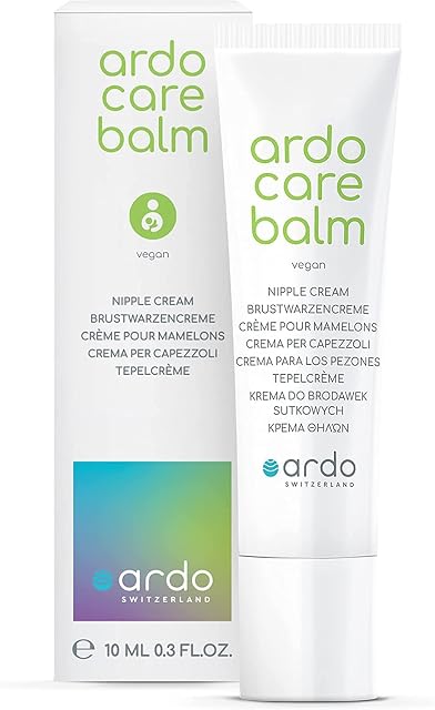 Ardo Care Balm 10ml Vegan Nipple Cream for Breastfeeding Mothers Made from Natural Ingredients. Effective Solution for Dry & Irritated Nipples.