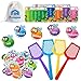 Coogam Sight Words Swat Game avec 400 Mots de site Fry et 4 Jeux de tapettes à Mouches, liste de Mots Dolch Phonics, alphabétisation, Lecture de Cartes Flash, Jeux de Jouets pour Enfants de 3 4 5 Ans