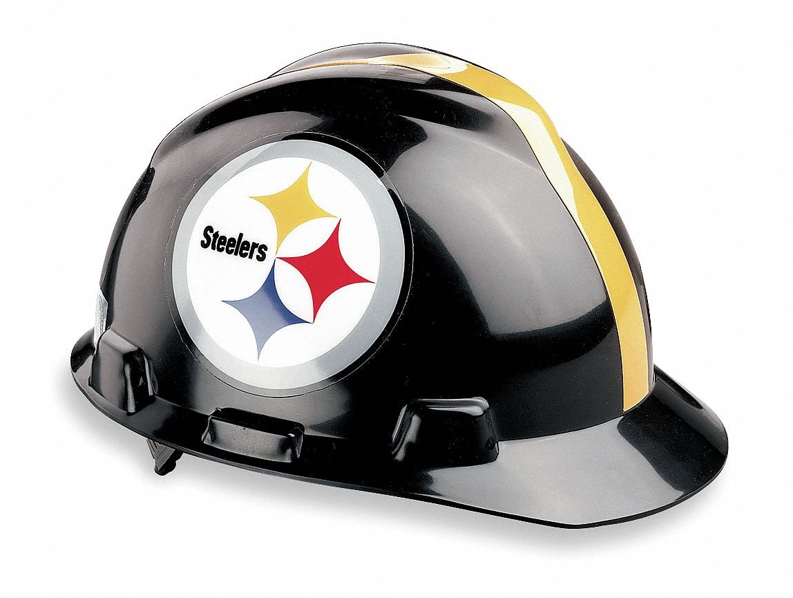 MSA 818407 NFL V-Gard Protective Cap, Pittsburgh Steelers