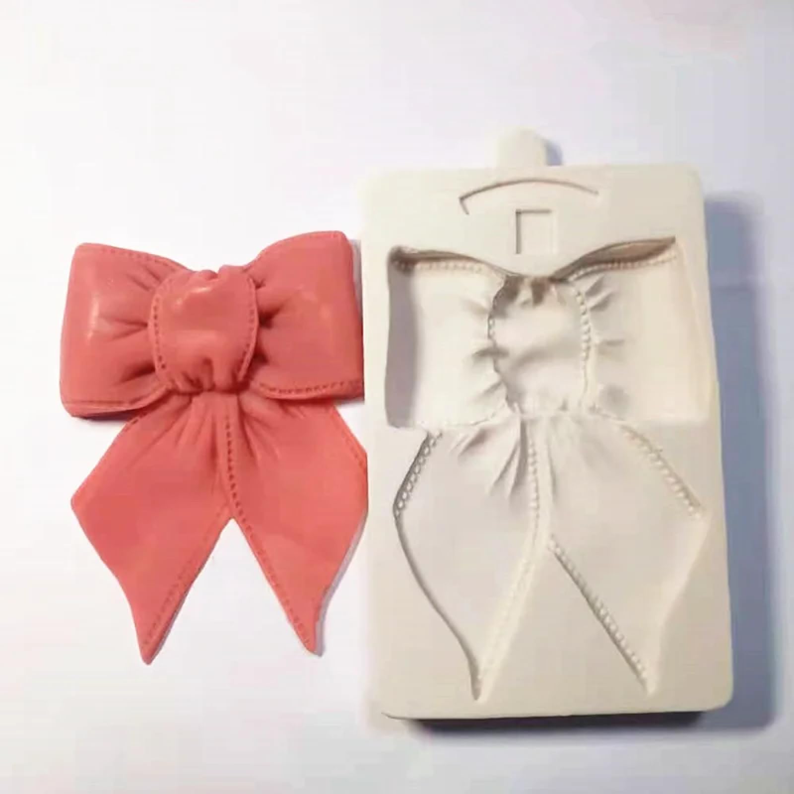 Molde de silicona para hacer fondant, 13,5 x 8,8 x 1,7 cm, moldes de silicona para fondant, molde de resina suave para decoración de pasteles, accesorios de cocina, herramientas para hornear