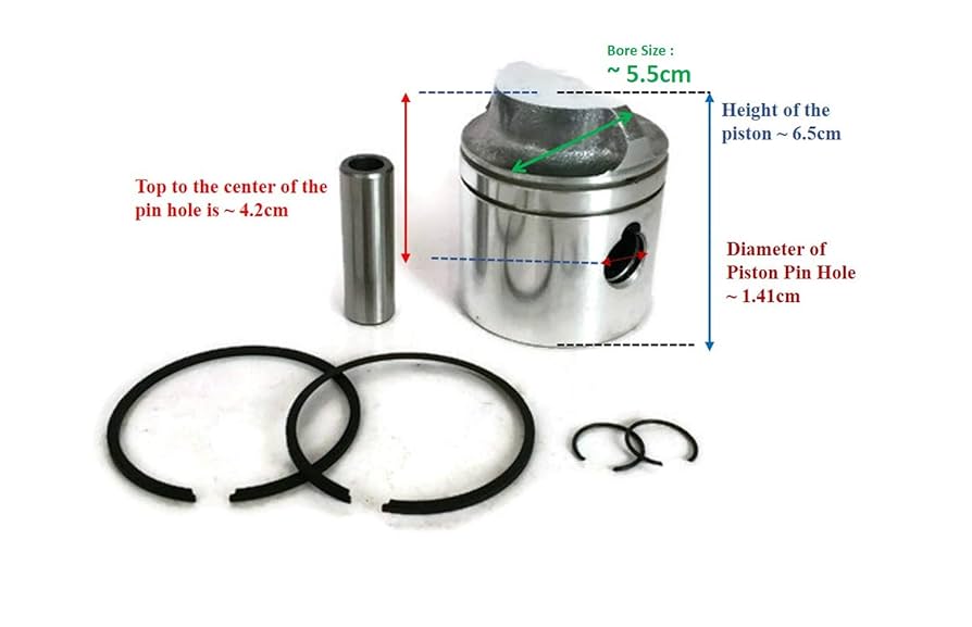 ronas epona 6本セット Amazon.com: Boat Motor Piston Assy Kit Set 397487 393851