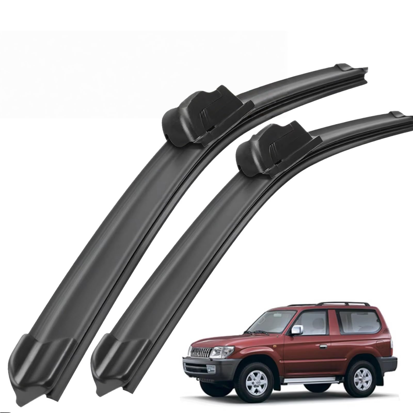 PAPEP Windscreen Wiper Blades for Toyota Land Cruiser Prado J90 1996-2002 19"+18", Front Replacement Wipers OEM Quality Water Repellent Rubber Automotive Windshield