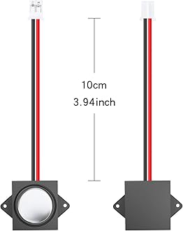 MakerHawk Arduino Speaker - 2pcs 3W 8 Mini Speaker, Full-Range, JST-PH2.0mm-2 Pin Interface, 3.3V-5V